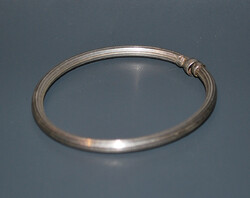 #27 Valódi ezüst - 925 sterling - antik ékszer, karkötő, karperec jelzett (10,7 gramm)