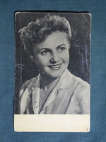 Képeslap,film,mozi,művészet,Zenta Anna színésznő,1958-