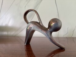 Retro lüszteres art deco orosz porcelán