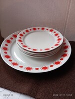 Alföldi Varia napocskás süteményes tányér 4 db és tál