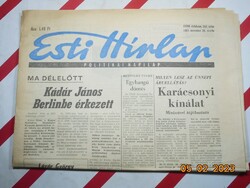 Régi retro újság - Esti Hírlap - politikai napilap  - 1983. november 30. - Születésnapra ajándék.