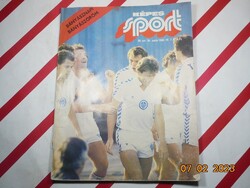 Retro régi újság - Képes Sport - 1982. szeptember 7. - Születésnapra ajándék.