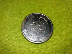 2003. STAR WARS - REVENGE OF THE SITH - LUCASFILM -FILMGYÁRAS TANTUSZ ÉRME RITKA 3cm ÁTMÉRŐ