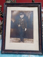 Gyermek huszár Horty korszakból fénykép