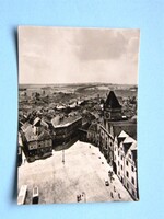 Képeslap (8) - Csehszlovákia (Csehország) - Tábor - Látkép 1960-as évek