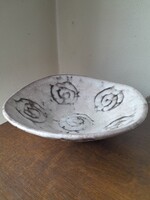 Hódmezővásárhelyi kerámia tál hibátlan