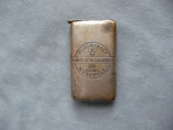 Antik gyufatartó francia pezsgő reklám gyufatok 1898 ból Heidsieck monopole konyhakiállítás Wien