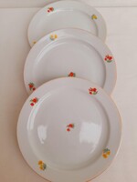 Zsolnay sarga-piros apro viragos kistanyerok