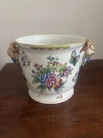 Herendi Viktória mintás kaspó kos fejjel