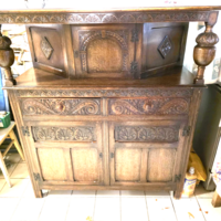 Késő Viktoriánus pohárszék/ tálaló