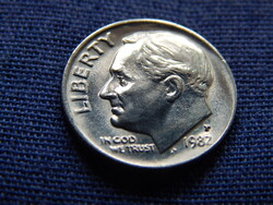 USA Roosevelt Dime (10 Cents) 1982 P