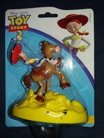MINŐSÉGI DISNEY-PIXAR/SHELL -oy Story: Jessie baba Szemenagy lovon játék figura BONTATLAN