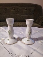 Hollóházi Erika mintás gyertyatartók