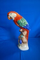 Antik Herendi csodás papagáj! 27cm!