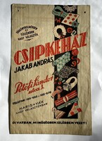 Csipkeház reklám papírzacskó