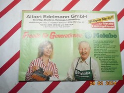 Retro régi külföldi újság - Metabo - német nyelvű reklámújság - 1980-90-es évek