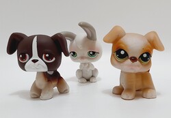 Hasbro little pet shop játék figurák, 3 db egyben