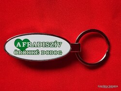 "A FRADI SZÍV ÖRÖKKÉ DOBOG" SÖRBONTÓS FÉM KULCSTARTÓ