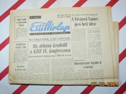 Régi retro újság - Esti Hírlap - politikai napilap - 1976. május 8 - Születésnapra ajándék.