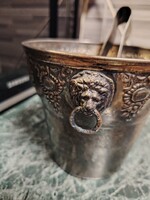 Oroszlànos jèg vödör jégfogó csipesszel