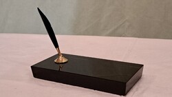 Cross Jet Black Crystal desk pen holder stand, jet-black crystal