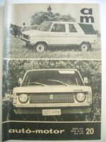 Autó-motor, 1973. október 21., 20. szám