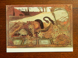 Képeslap NDK/DDR - művészeti, festmény - Carl Strathmann: Salambo