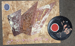 Galla Miklós saját absztrakt alkotása : Extrém" aláírt 59x44 cm