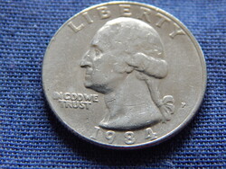 USA Washington Quarter (25 Cents) 1984 P