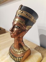 Egyiptomi királynő, bronz szobor - Nofertiti