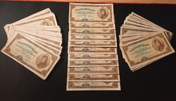 1946 [ 100 Darabos Pack ] Szakadás Hiánymentes darabok ! 100 Millió Pengők egyben.