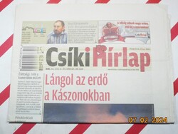 Régi retro újság - Csíki Hírlap - 2012. július 10. - Születésnapra ajándék.