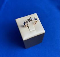 Női arany gyűrű Bril. kövekkel!