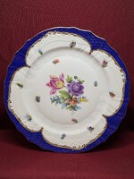 Herendi printemps falitányèr kék pikkelyes szegéllyel