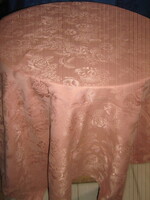 Gyönyörű rózsás mályva damaszt terítő