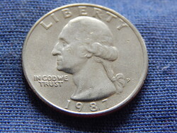 USA Washington Quarter (25 Cents) 1987 P