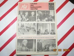 Régi retro - rtv - Rádió-és Televízióújság - 1989. június 19-25. - Születésnapra ajándék.