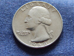 USA Washington Quarter (25 Cents) 1968