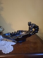 EXTRÉM RITKA GYŰJTÖI Budapest Zsolnay FAUN FIGURÁS HAMUTÁL