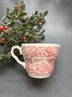 Angol vidéki jelenetes pink kiskancsó, tej kiöntő