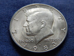 USA Kennedy Half Dollar 1983 P
