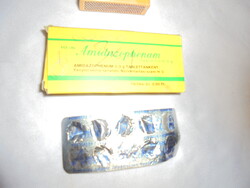 Retro Amidazophenum gyógyszer - doboz tablettákkal  1985 -  Chinoin