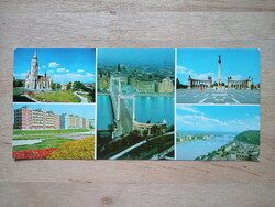 Budapest látkép Thälmann / Fiastyúk utcai lakótelep egykor postatiszta retró képeslap