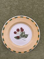 Angol, Churchill porcelán süteményes tányér szeder mintával