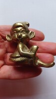 TÖMÖR RÉZ VINTAGE FIGURA manó