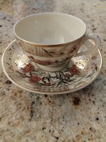 Zsolnay bambusz mintás kávés csésze alátétel