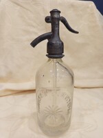 Ritka, antik 0,5 literes HUNGÁRIA SZIKVÍZGYÁRA SZEGED dombornyomott írással