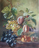 Antyipina Galina: Replika George van Os-nak, olajfestmény, vászon. 50x40cm