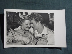Képeslap,film,mozi,művészet,Krencsey Marianne,Darvas Iván színész,1955-