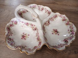 Francia Limoges osztott kínáló tál